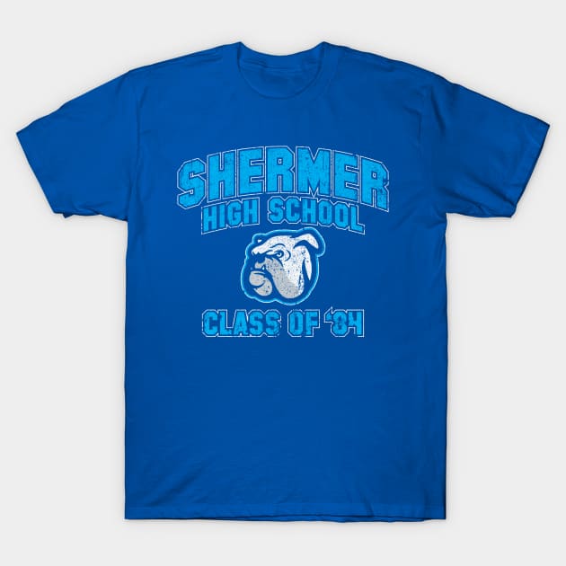 Shermer High School Class of '84 (The Breakfast Club) T-Shirt by huckblade